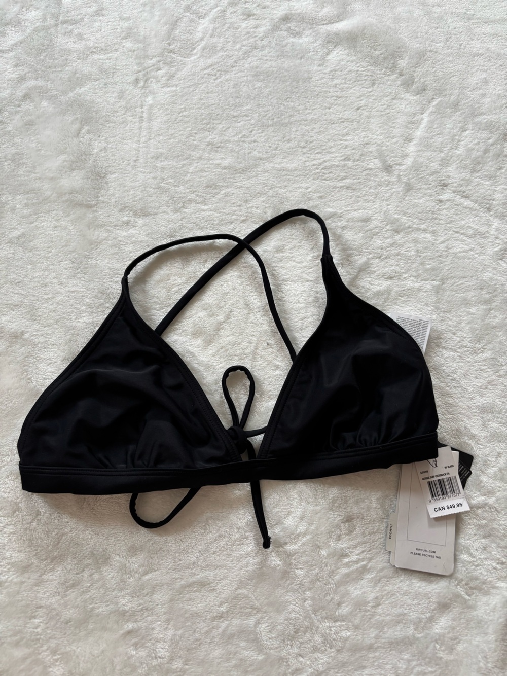 Rip Curl black bikini top
